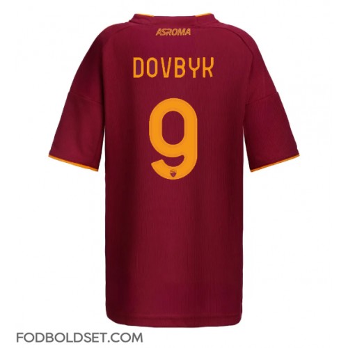 AS Roma Artem Dovbyk #9 Hjemmebanetrøje Dame 2025-26 Kortærmet